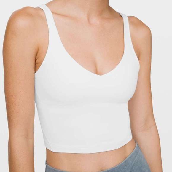 Lululemon 🍋 Align Tank Nulu White Size 6 - Picture 1 of 9